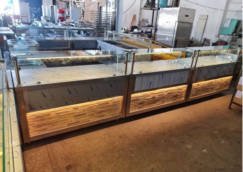 Vitrine CALDE si Vitrine RECI - Linii de AUTOSERVIRE  PREMIUM